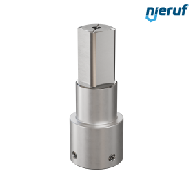 estensione del mandrino lunghezza del mozzo 100 mm quadrato 27mm AD02 acciaio inossidabile estensione del mandrino lunghezza del mozzo 100 mm quadrato 27mm AD02 acciaio inossidabile