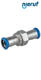 Raccordi dritti a pressare F x F DN25 - 28,0 mm acciaio inox Raccordi dritti a pressare F x F DN25 - 28,0 mm acciaio inox