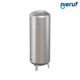 Serbatoio a pressione per acqua verticale BE04 3000 litri, 0-6 bar, acciaio inox