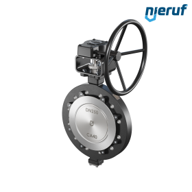 valvola a farfalla doppio eccentrico AK12 DN 250 PN16 volantino