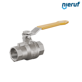 valvola a sfera per gas in acciaio inossidabile DN20 - 3/4" pollici GK07 biogas DVGW