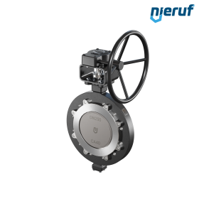 valvola a farfalla triplo eccentrico acciaio fuso AK14 DN 250 PN10 volantino