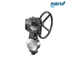 valvola a farfalla doppio eccentrico AK11 DN 50 PN10-40 ANSI150-300 volantino valvola a farfalla doppio eccentrico AK11 DN 50 PN10-40 ANSI150-300 volantino