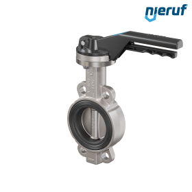 valvola a farfalla in acciaio inossidabile DN 80 PN16 AK08 EPDM leva a a mano