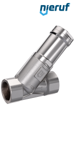valvola di troppo pieno 3/4" pollici filettat. Int UV16 acciaio inossidabile 2,0 - 12,0 bar PTFE