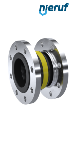 Compensatore DN80 tipo KP04 flange acciaio, manicotto NBR