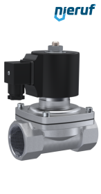 elettrovalvola G 1/2" pollici acciaio inossidabile EV06 FKM 230V 50Hz