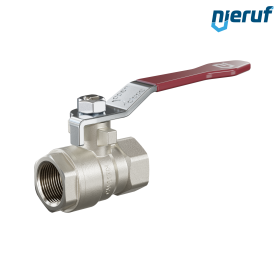 valvola a sfera a 2 vie DN10 - 3/8" pollici GK01 entrambi i lati con filettatura interna