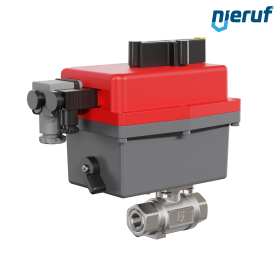 valvola a sfera DN8 - 1/4" pollici acciaio inossidabile elettrica 100-240V EK02