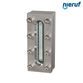 oblò di osservazione per serbatoi L=170mm  BS03 acciaio inossidabile 1.4571 vetro borosilicato, reflex 16bar