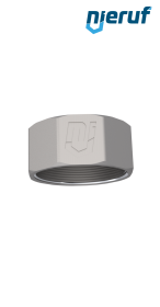 raccordo a tappo 2" pollici filett. interna acciaio inossidabile 316