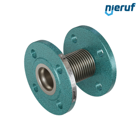 Giunto di dilatazione assiale DN40 modello KP03 flange acciaio manicotto acciaio inox