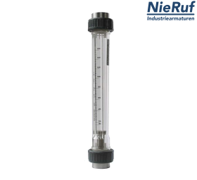 flussimetro ad area variabile 1/2" pollici 500,0 - 5000 l/h aria NBR