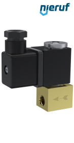 elettrovalvolaDN2,0 G 1/8" pollici ottone MV09 FKM 24V DC