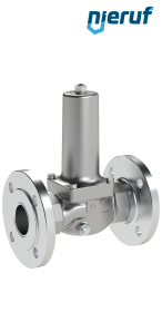 riduttore di pressione flangiato DN40 DM22 acciaio inossidabile PTFE / EPDM / FEPM 2.0 - 5.0 bar riduttore di pressione flangiato DN40 DM22 acciaio inossidabile PTFE / EPDM / FEPM 2.0 - 5.0 bar
