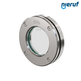 oblò di osservazione per serbatoi DN50 - 2" pollici BS04 acciaio inossidabile 1.4571 vetro borosilicato 0,0 bar