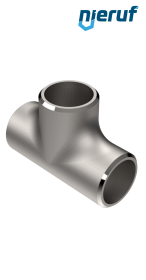 raccordo tee (saldato) 60,3 x 2,0 acciaio inossidabile 1.4571