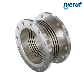 Giunto di dilatazione assiale DN250 versione KP05 flangia fissa in acciaio inox e manicotto in acciaio inox