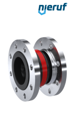 Compensatore DN80 tipo KP04 flange acciaio, manicotto EPDM