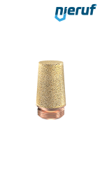 Silenziatore da 1/2" di pollice SD01 in bronzo sinterizzato Silenziatore da 1/2" di pollice SD01 in bronzo sinterizzato
