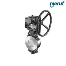 valvola a farfalla doppio eccentrico AK11 DN 65 PN10-40 ANSI150-300 volantino valvola a farfalla doppio eccentrico AK11 DN 65 PN10-40 ANSI150-300 volantino