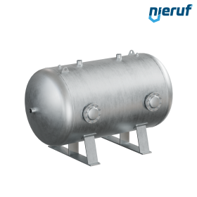 Serbatoio per il vuoto orizzontale BE03 1500 litri, -1-3 bar, acciaio primerizzato Serbatoio per il vuoto orizzontale BE03 1500 litri, -1-3 bar, acciaio primerizzato