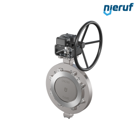 valvola a farfalla triplo eccentrico acciaio inox AK14 DN 250 PN10 volantino