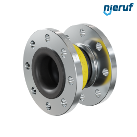 Compensatore DN80 tipo KP04 flange acciaio, manicotto NBR