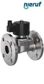 elettrovalvola per il vuoto con flangia DN50 acciaio inossidabile FV01 NBR 230V 50Hz