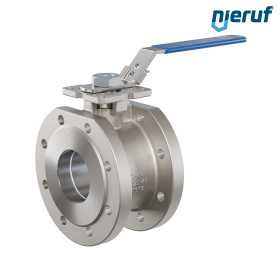 valvola a sfera dal design compatto DN80 PN40 FK04 acciaio inossidabile 1.4408
