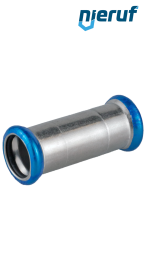 Giunto a pressione F x F DN25 - 28,0 mm acciaio inox Giunto a pressione F x F DN25 - 28,0 mm acciaio inox