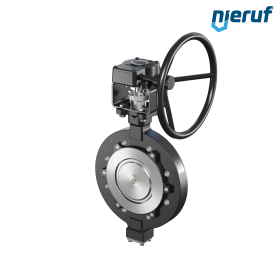 valvola a farfalla doppio eccentrico AK12 DN 150 PN10-PN16 volantino valvola a farfalla doppio eccentrico AK12 DN 150 PN10-PN16 volantino