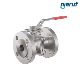 valvola a sfera flangiata DN25 PN40 FK06 acciaio inossidabile 1.4408