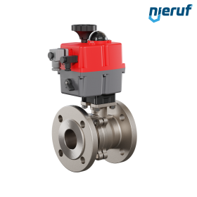 valvola a sfera flangiata elettrica DN50 - 2" pollici EK05 acciaio inossidabile 24V