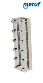 oblò di osservazione per serbatoi L=250mm  BS03 acciaio inossidabile 1.4571 vetro borosilicato, reflex 16bar oblò di osservazione per serbatoi L=250mm  BS03 acciaio inossidabile 1.4571 vetro borosilicato, reflex 16bar