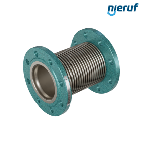 Giunto di dilatazione assiale DN100 modello KP03 flange acciaio manicotto acciaio inox