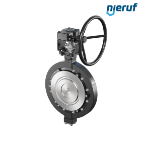 valvola a farfalla doppio eccentrico AK12 DN 200 PN16 volantino