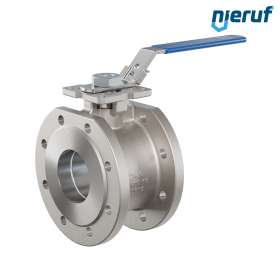 valvola a sfera dal design compatto DN80 PN16 FK04 acciaio inossidabile 1.4408