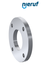 flangia liscia DN80 PN10/16 EN1092-1 01 A 1.4541