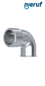 Raccordi in ghisa malleabile raccordo ad angolo No. 92, DN15 - 1/2" pollici zincato